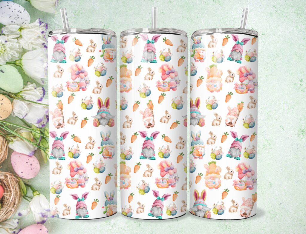 Easter gnomes, 20oz, tumbler